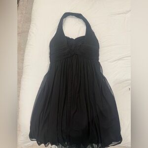 Calvin Klein Black Textured Dress